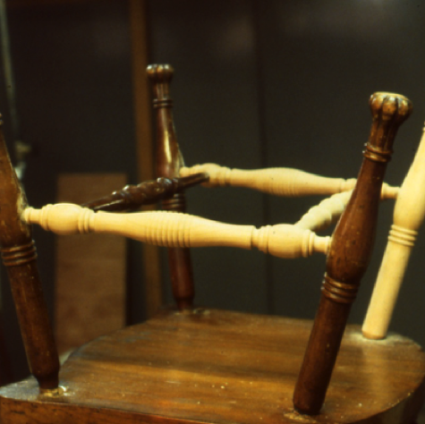 Chair Repair: replaced missing parts. Chair Repair: replaced missing parts.